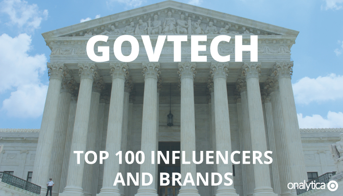 Onalytica - GovTech Top 100 Influencers and Brands