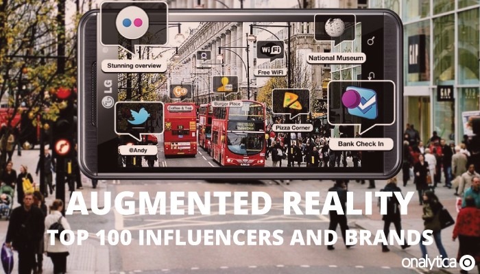 Onalytica - Augmented Reality Top 100 Influencers and Brands