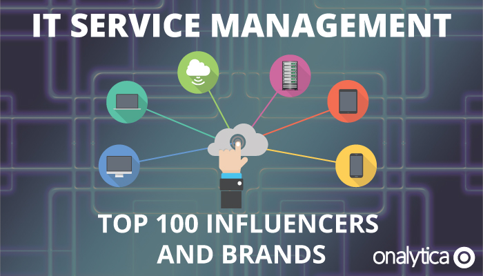 Onalytica - IT Service management TOp 100 Influencers and Brands