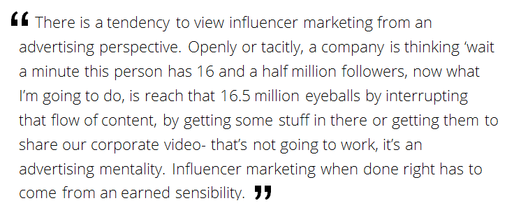 influencer marketing as advertising